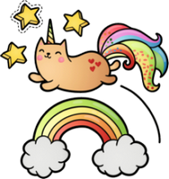 unicorn and rainbow